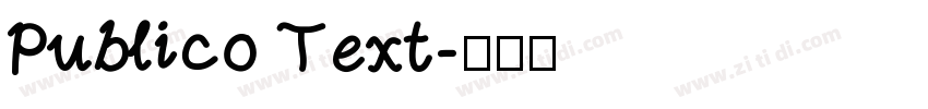 Publico Text字体转换
